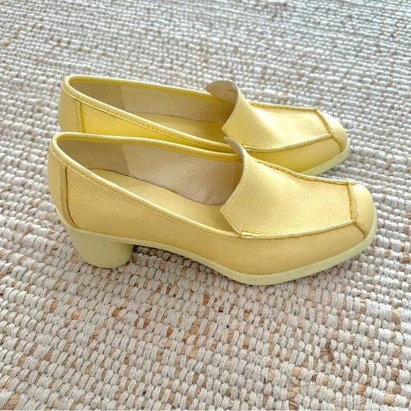 Camper Women's Yellow Block Heels - Picture 2 of 5